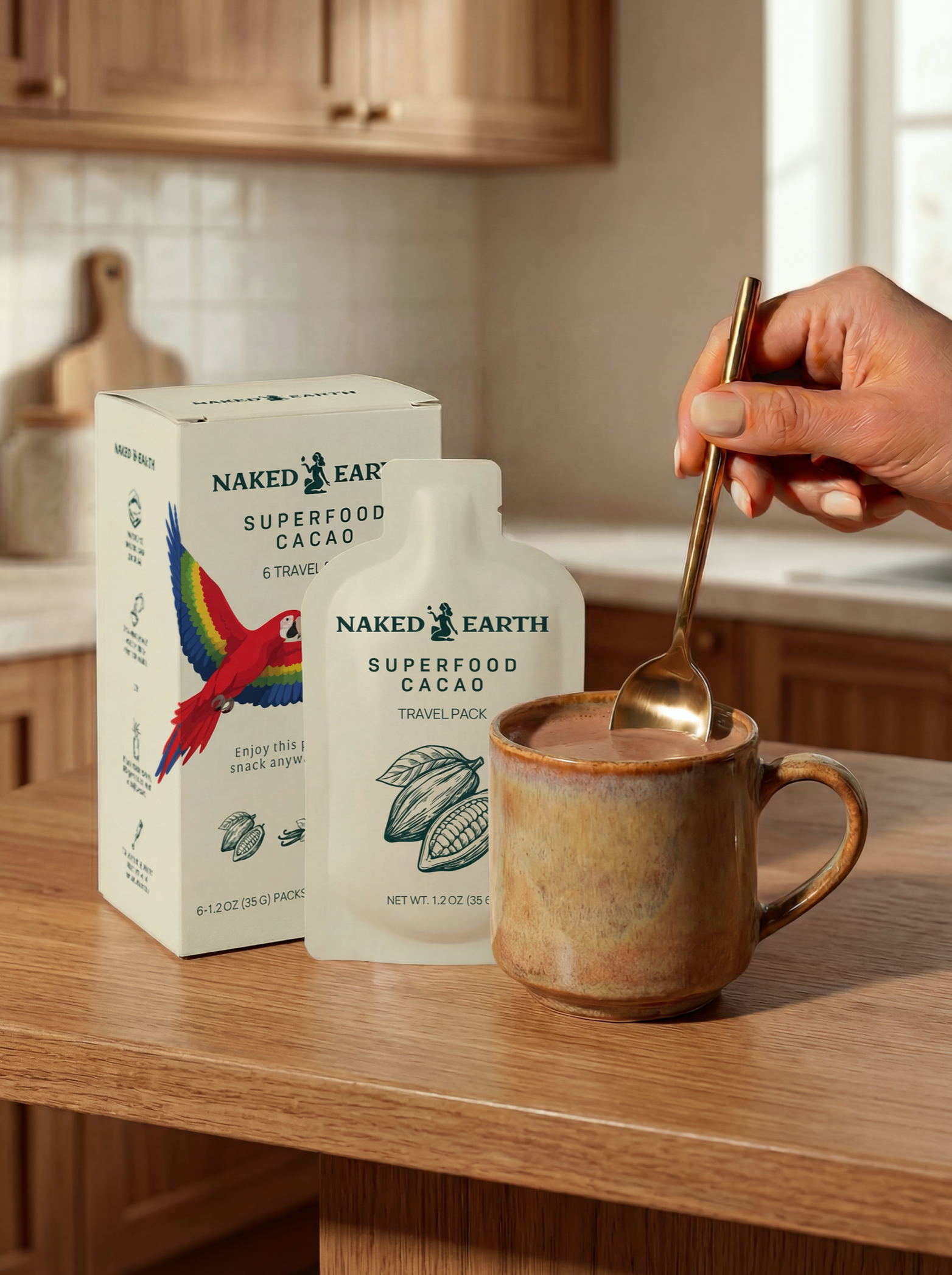 Naked Earth Cacao Travel Packs