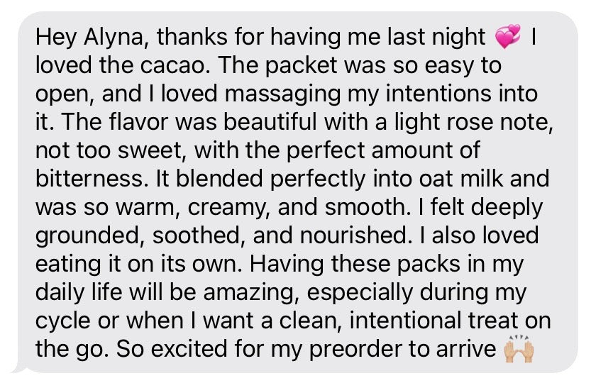 Naked Earth Cacao Travel Packs